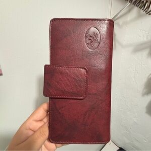 Elegant Burgundy Leather Wallet